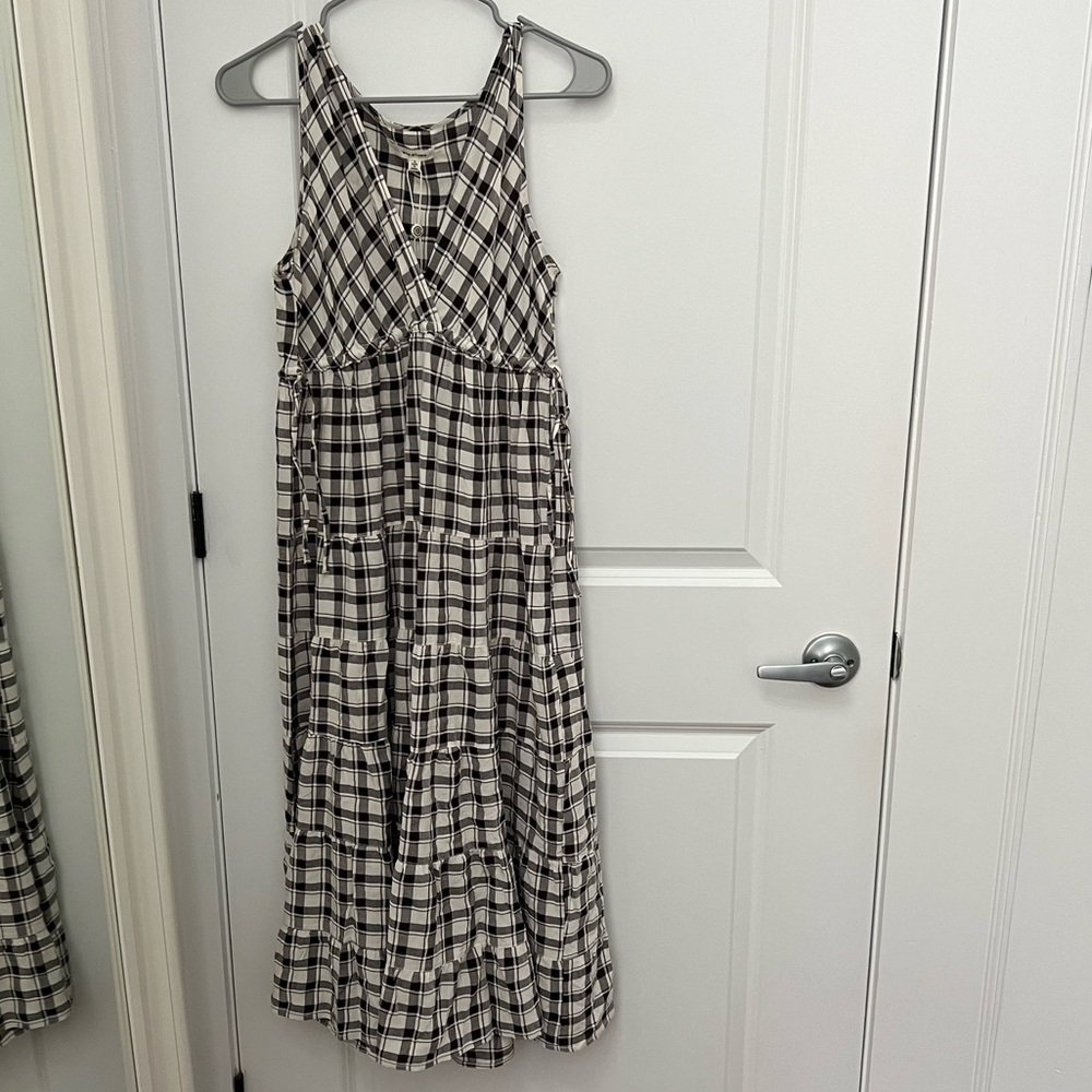 New with tags. Gingham midi dress